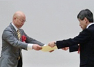 木材学会受賞（2012年3月 北海道大学）